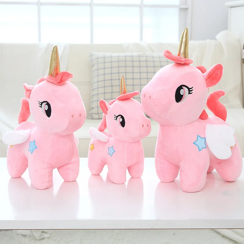 25 см/30 см Kawaii единорог плюшевые игрушки мягкие животные куклы подушка подарки на