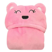 Новое мягкое детское одеяло, полотенце с капюшоном в животном стиле, банное полотенце для сна, принадлежности для кровати