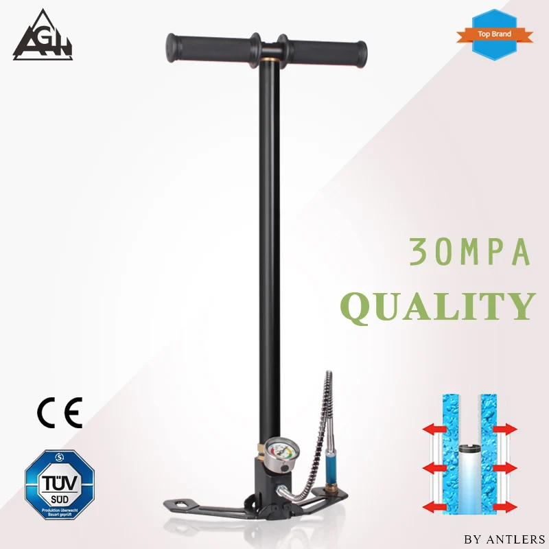 

30Mpa 4500psi Air PCP Paintball Pump Air Rifle hand pump 3 Stage High pressure with filter Mini Compressor black not hill pump