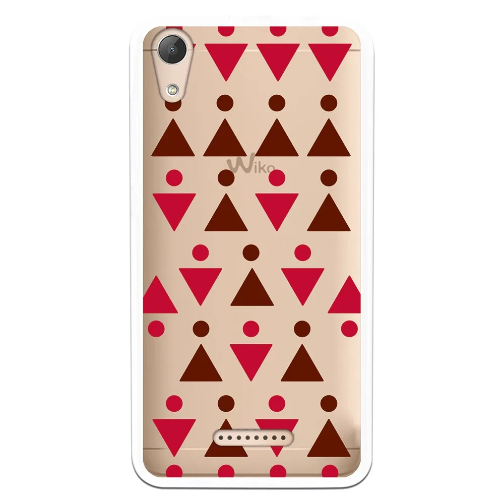Stand case costume drawing Triangulos Red WP005 for Wiko Lenny 4 | Мобильные телефоны и аксессуары
