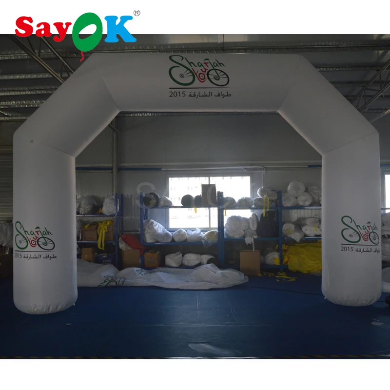 

Free Shipping Customized Inflatable Arch 6x4x1m Inflatable Finish Line Arch with Custom Logo Inflatable Racing Arch