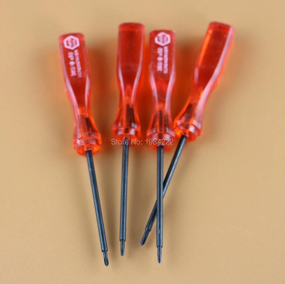 

OCGAME 100pcs/lot red 1.5mm + Cross Wing Tri Wing open repair Tool for Nintendo NDS