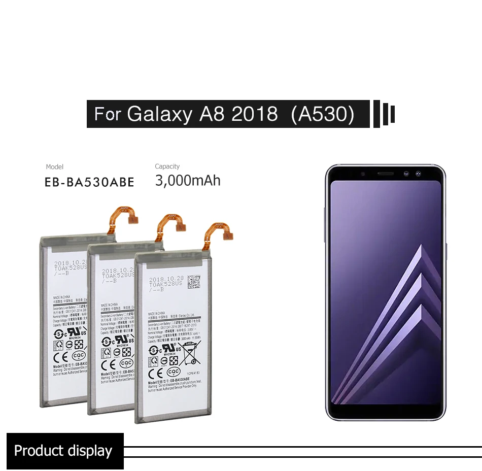 EB-BA530ABE аккумулятор для samsung Galaxy A8(A530) A530 SM-A530F 3000 мАч