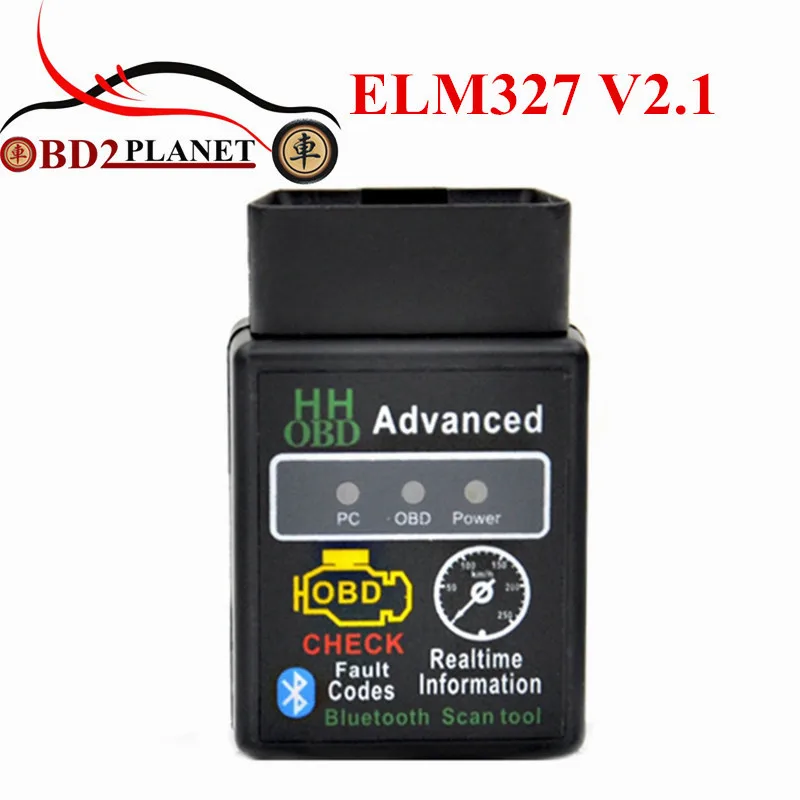Новинка 2017 года версии 2 1 Bluetooth ELM327 HH OBD Advanced Vgate ELM 327 V2.1 OBD2 Авто адаптер сканер