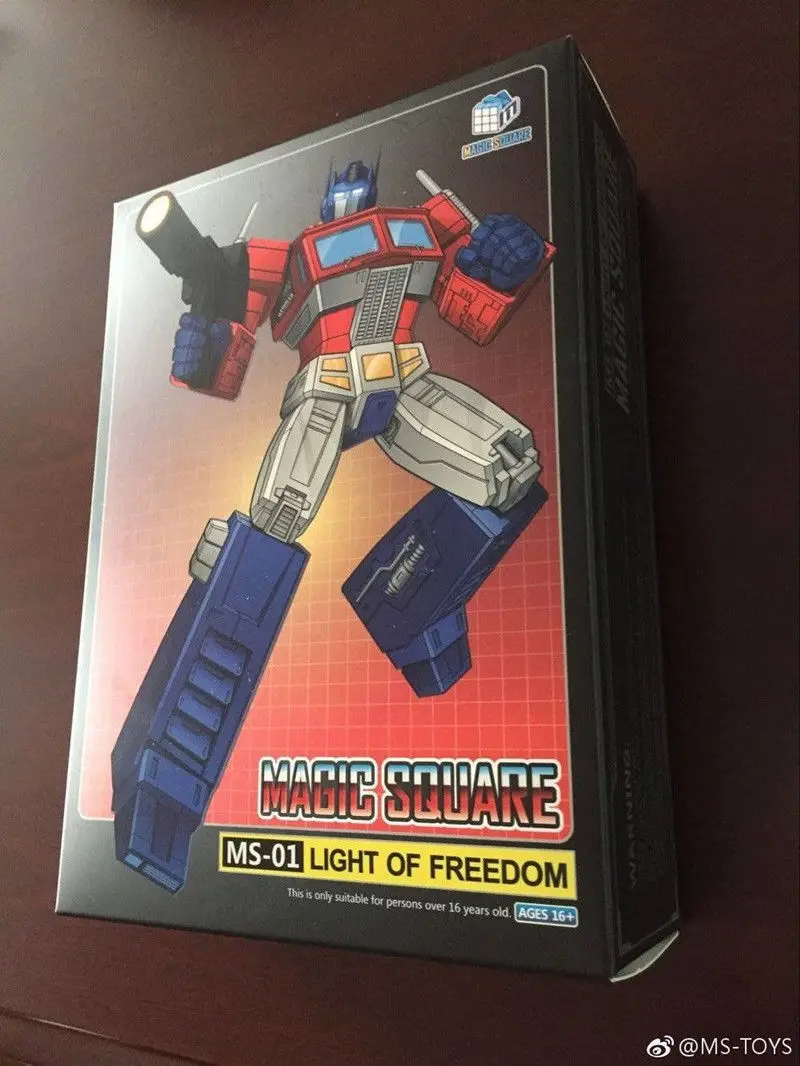 New Transformation Ms Toys Ms 01 Op Commander Robot Light Of Freedom Action Figure In Stock Action Figures Aliexpress