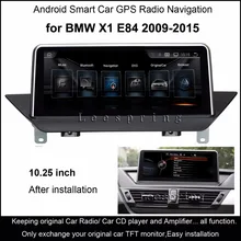 10 25 Touch Android 4 4 Car GPS Navigation for BMW X1 E84 2009 2015 font