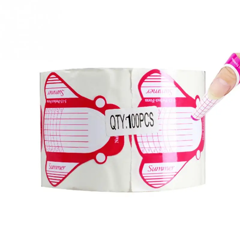 Роза вставить в форме форма ногтей Новый 100 шт. Книги по искусству Советы