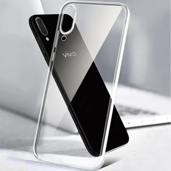 

New Clear Protective Case For Vivo V11 Silicone Soft Slim Back Phone Cover For Vivo V11 Pro Transparent TPU Coque Fundas