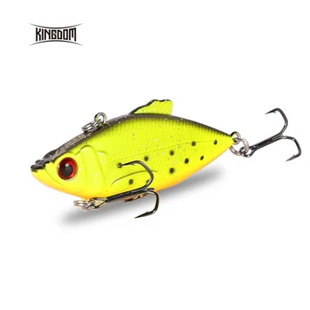 

Kingdom Fishing Lures 50m 5.6g, 65mm 10.5g Crankbaits Fishing Small Leaves VIB Vibration Fishing Bait Tackle VMC Hook wobblers