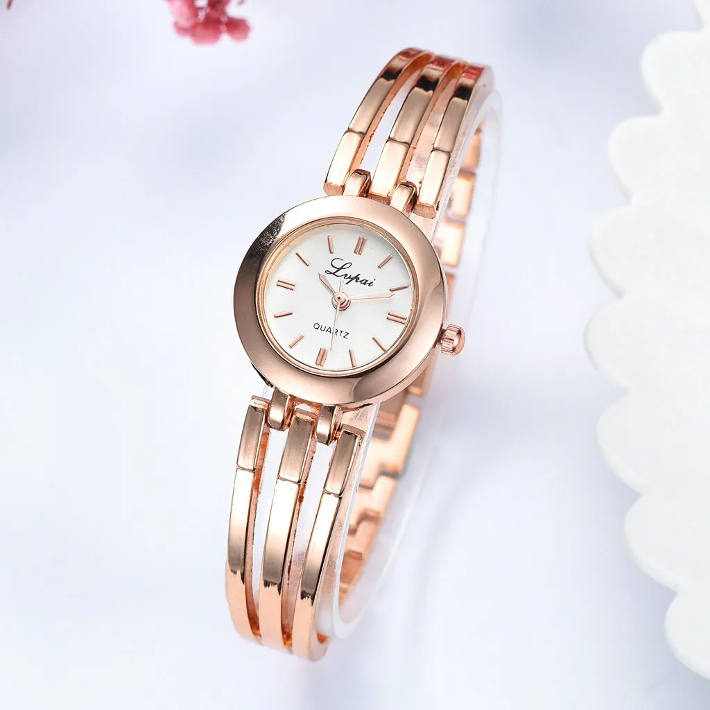 Часы для женщин Баян Кол saati Кварцевые женские наручные часы с круглым циферблатом небольшого размера и изящной работы женский браслет часы T517