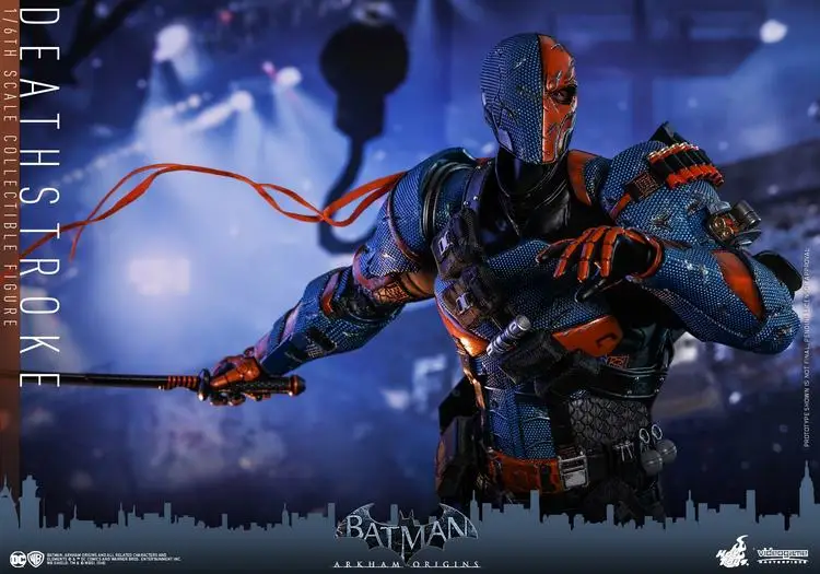 Полный набор 1/6 масштаб Бэтмен: Arkham Origins Deathstroke VGM30 фигурка игрушка Коллекционная фигурка кукла игрушки подарок с коробкой