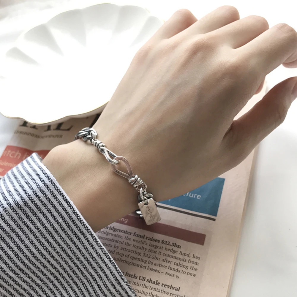 Heavy Mens Bracelet Rock Wristband 