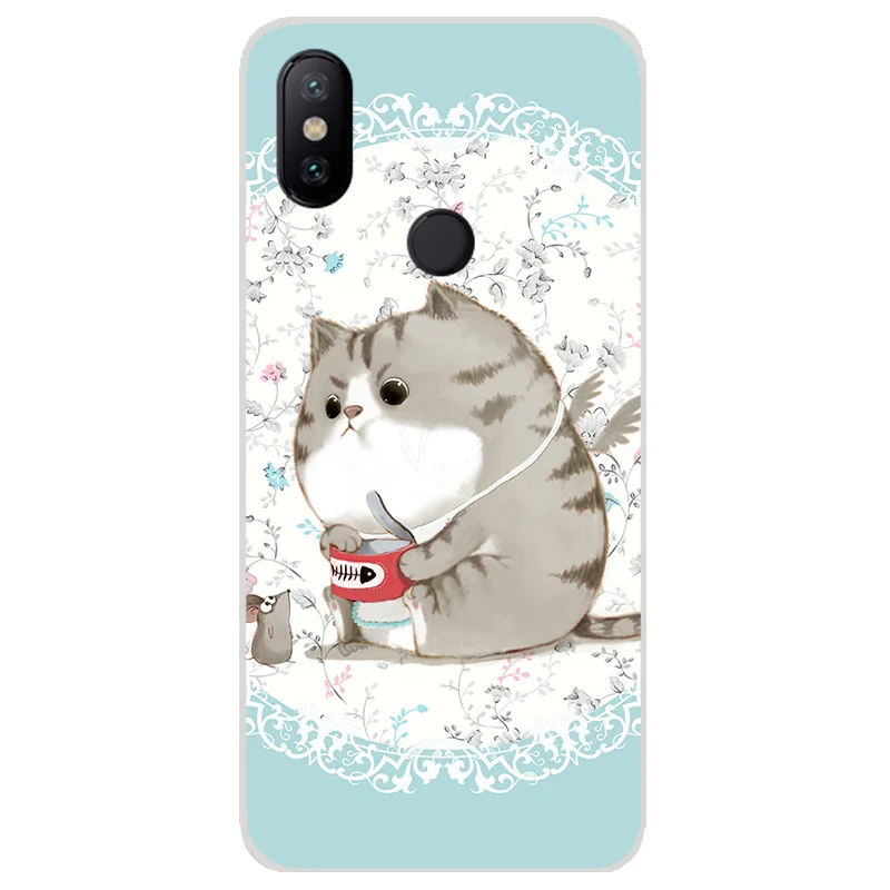 3D Cute Design For Xiaomi mi 6x case cover,20 patterns dog cat for Xiaomi mi 6x phone cases silicone BiNFUL 14