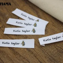 Пользовательские плоский складной метки/этикетки бренда, Вышивание этикетки, пользовательские Костюмы теги, название метки, wewing ручной работы этикетки(MD021