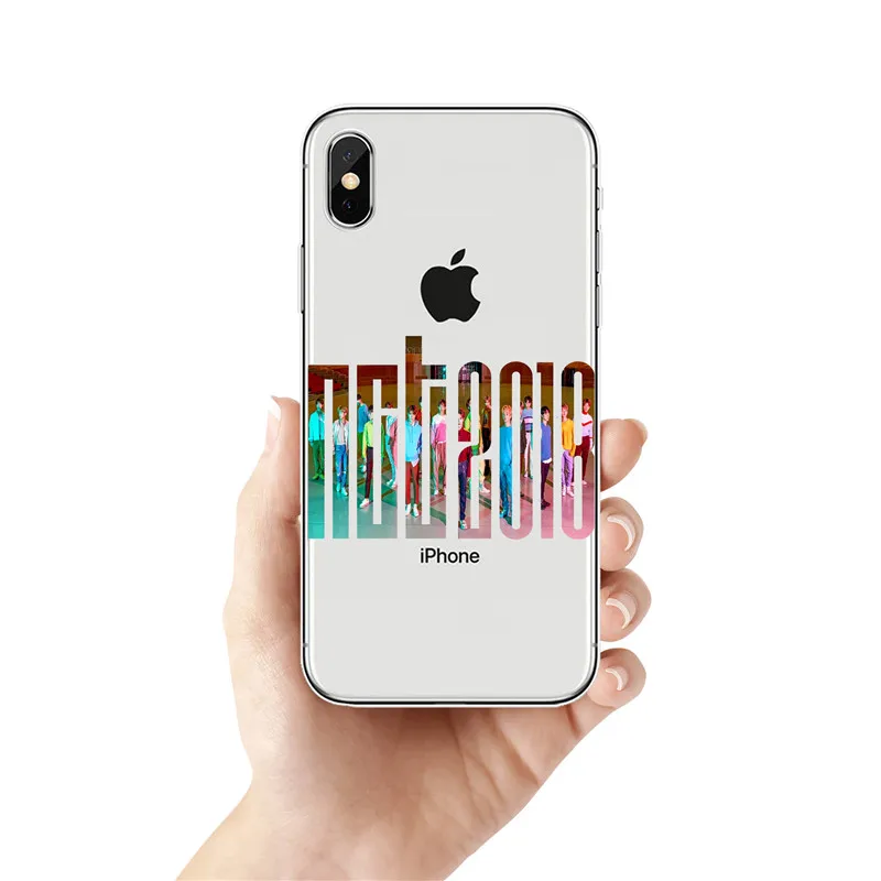 NCT 127 Kpop grupo Menino mace TPU чехол для телефона iphone X XR MAX 8 7 6 S PLUS 5 KPOP K.A.R.D MONSTA NCT|Сумки