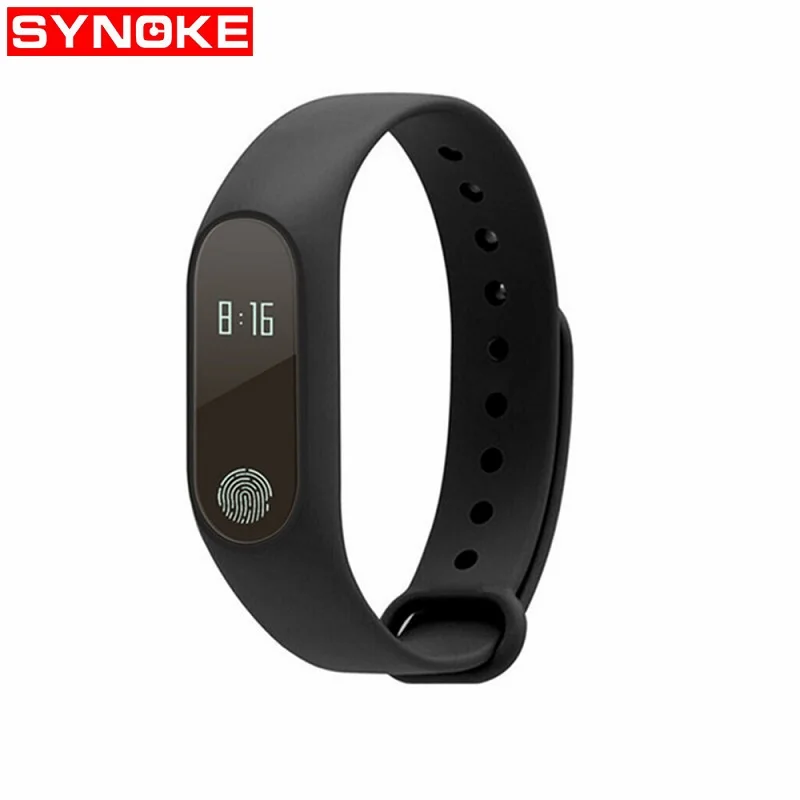 Sport Heart Rate font b Smart b font font b Watch b font Men Women Black