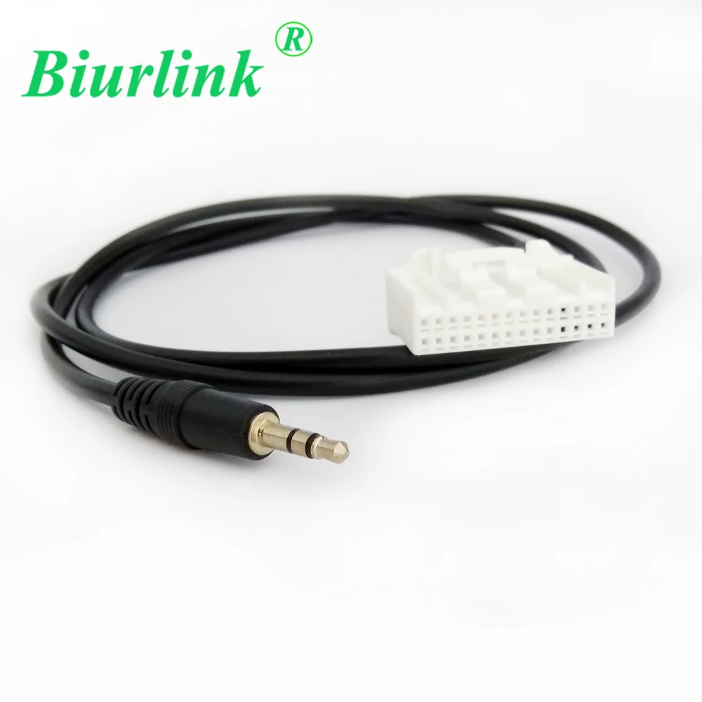 Biurlink 3 5 мм вход для источника аудио-сигнала кабель-адаптер Toyota Camry Reiz RAV4 2013-UP 28Pin