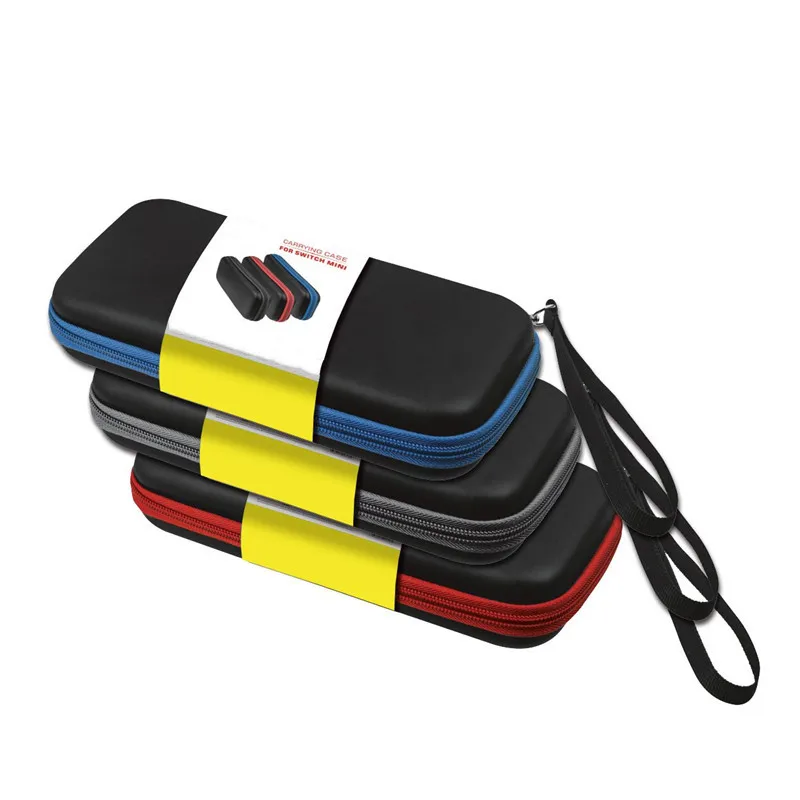 Plain Black EVA tough Case Pouch travel Carry Bag for NS Switch Lite Console Game pack Game machine case cover Q70