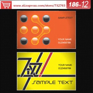 0186-12 business card template for paper crafts cards design business cards online name cards template