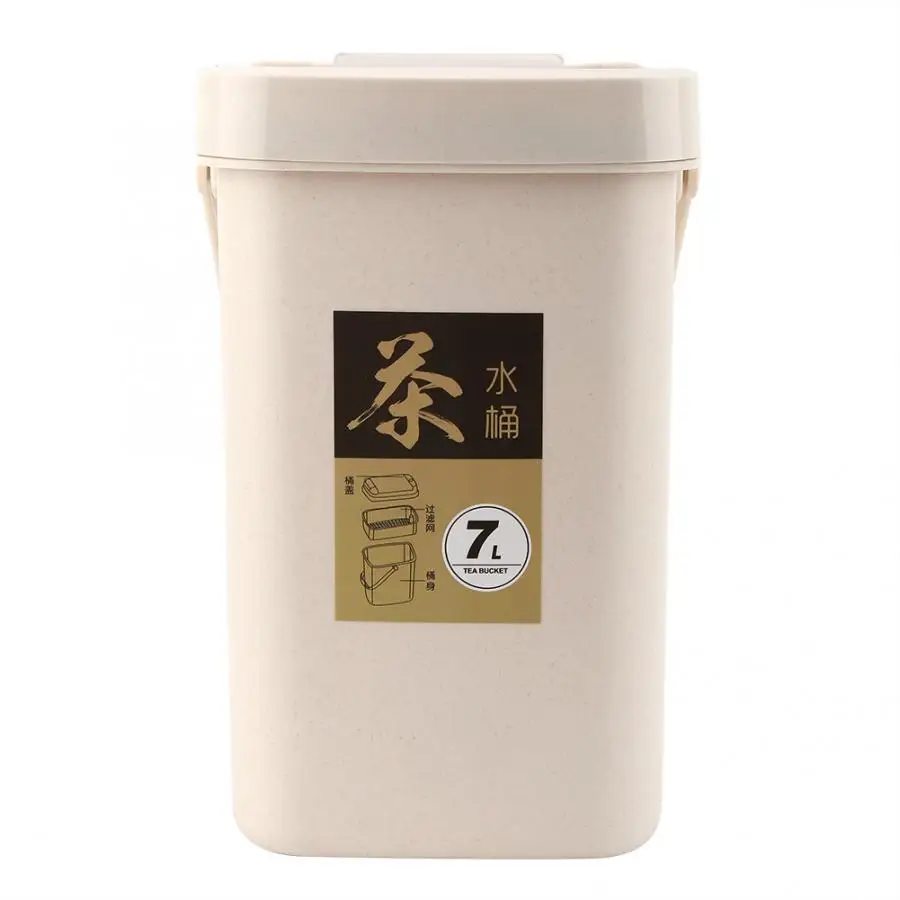 

Plastic Trash Can Tea Residue Filter Bucket Drainage Bucket Waste Tea Bucket
