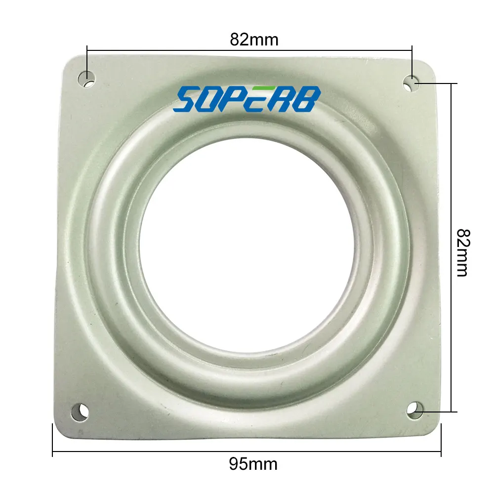 95 мм поворотный стол стальной экран обеденный стол Шкаф светильник Lazy Susan подшипник DIY механическое оборудование проекта поворотный подшипник