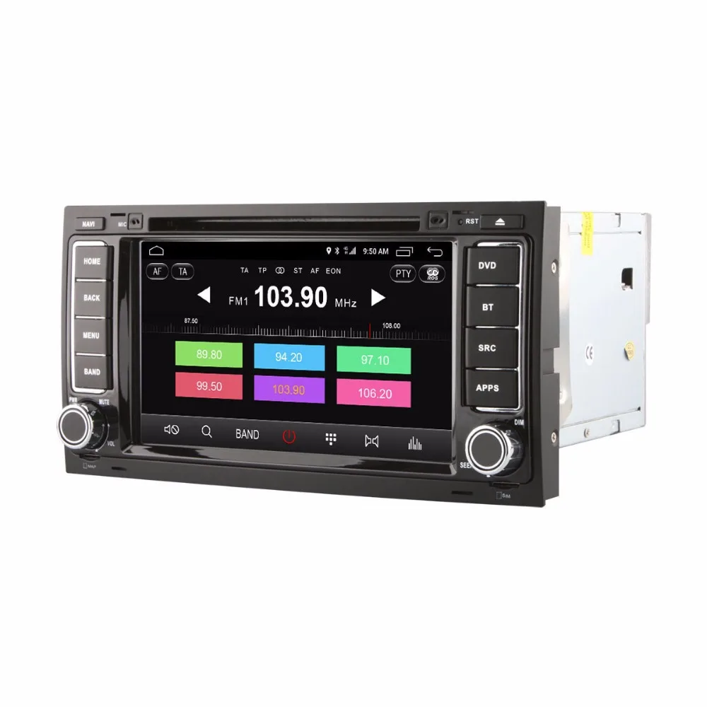 Cheap 4G SIM LTE Android 6.0 Octa 8 Core Car DVD GPS Radio for Volkswagen VW Touareg T5 Transporter Multivan 2004-2011 Stereo system 2