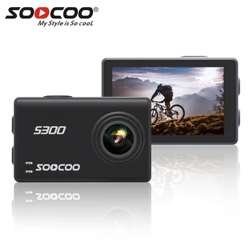 

SOOCOO S300 Action Camera 2.35" touch lcd Hi3559V100 + IMX377 4K 30fps 1080P 120fps EIS Wifi 12MP remote external mic sport cam