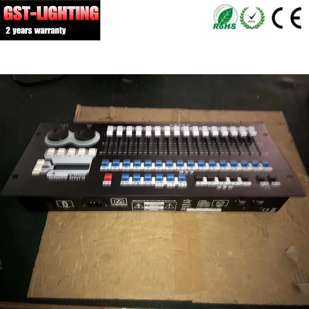 Iluminação de Palco Original 2018 Kingkong Kk 256 Controlador 256 Canais Dmx Profissional 2 Original 2018 Kingkong KK-256 Controlador 256 Canais
