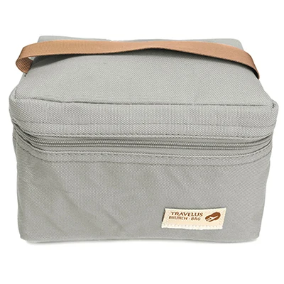Популярные сумки для обедов, кулер для женщин и детей, использованная Термосумка, Ланч-бокс, пищевая Пиксельная сумка для обедов, Термосумка - Цвет: Серый