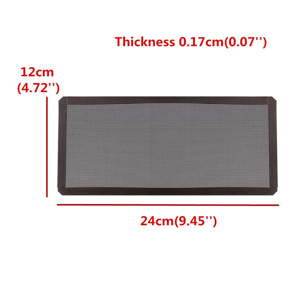 12x24 см PC чехол Вентилятор охлаждения Магнитный Пылезащитный фильтр крышка Пылезащитная сетчатая крышка защита компьютера