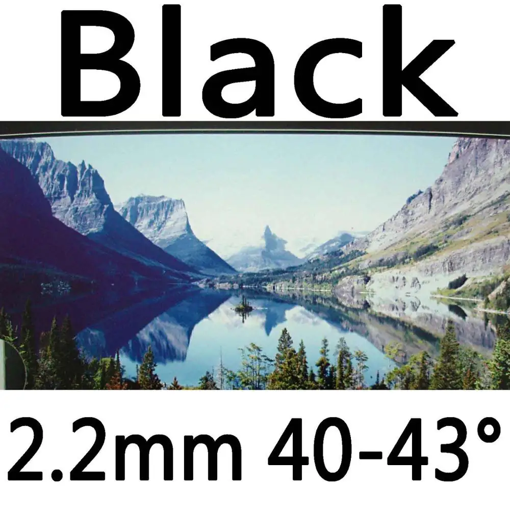 Black 2.2mm H40-43 Kokutaku Blutenkirsche Tokyo 868(Tension) pips-in настольный теннис/pingpong Резина с губкой - Цвет: Black 2.2mm H40-43