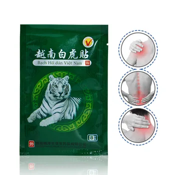 

48Pcs Vietnam White Tiger Muscle Relaxation Capsicum Herbs Medical Plaster Joint Pain Killer Back Neck Body patches D0627