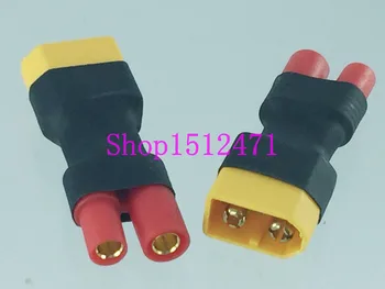 

1PCE XT60 Male to HXT 3.5mm Female No wire adapter for lipo battery Turnigy