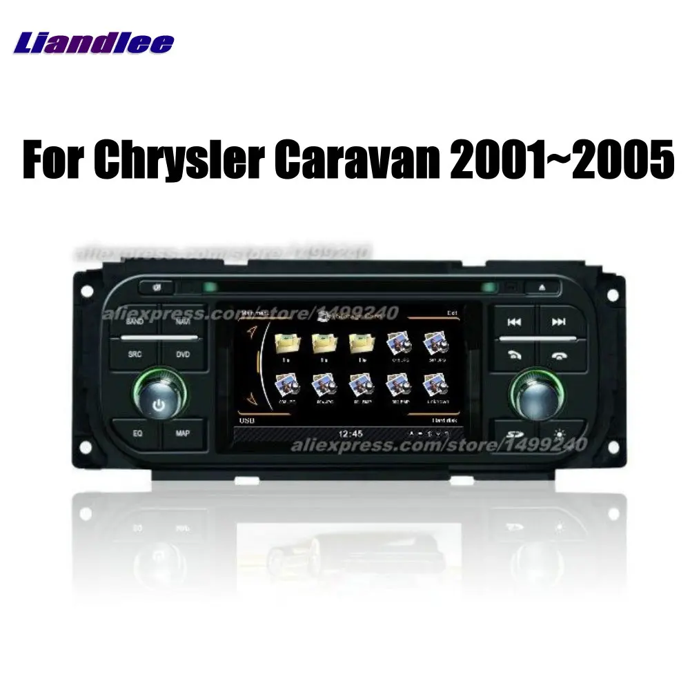 

Liandlee 2 din Car Android For Chrysler Caravan 2001~2005 Radio GPS Maps Map Navigation player HD Screen BT WIFI Media System