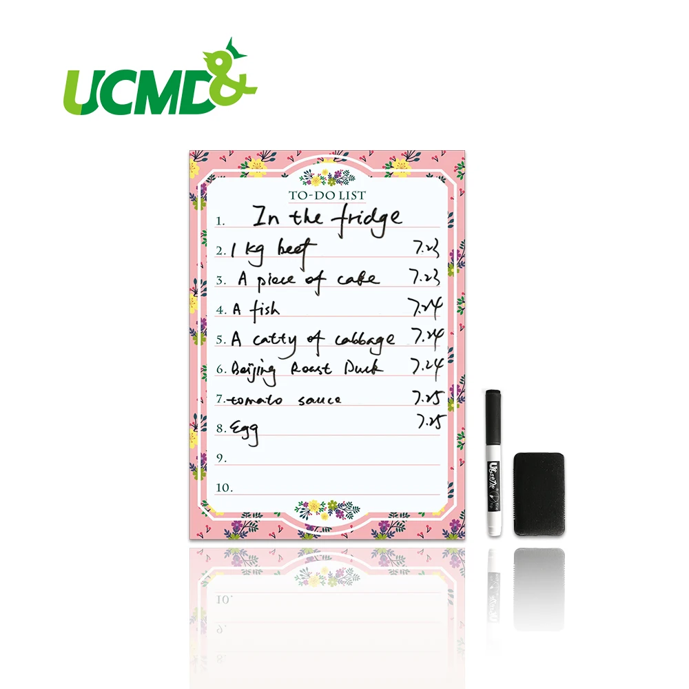 A4 Fridge Magnet Removable Erase Drawing Writing Planner