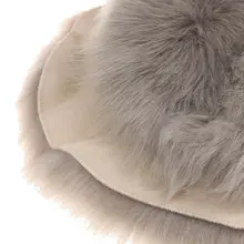 Heart Shaped  Fluffy  Artificial Sheepskin Hairy Carpet Faux Floor Mat