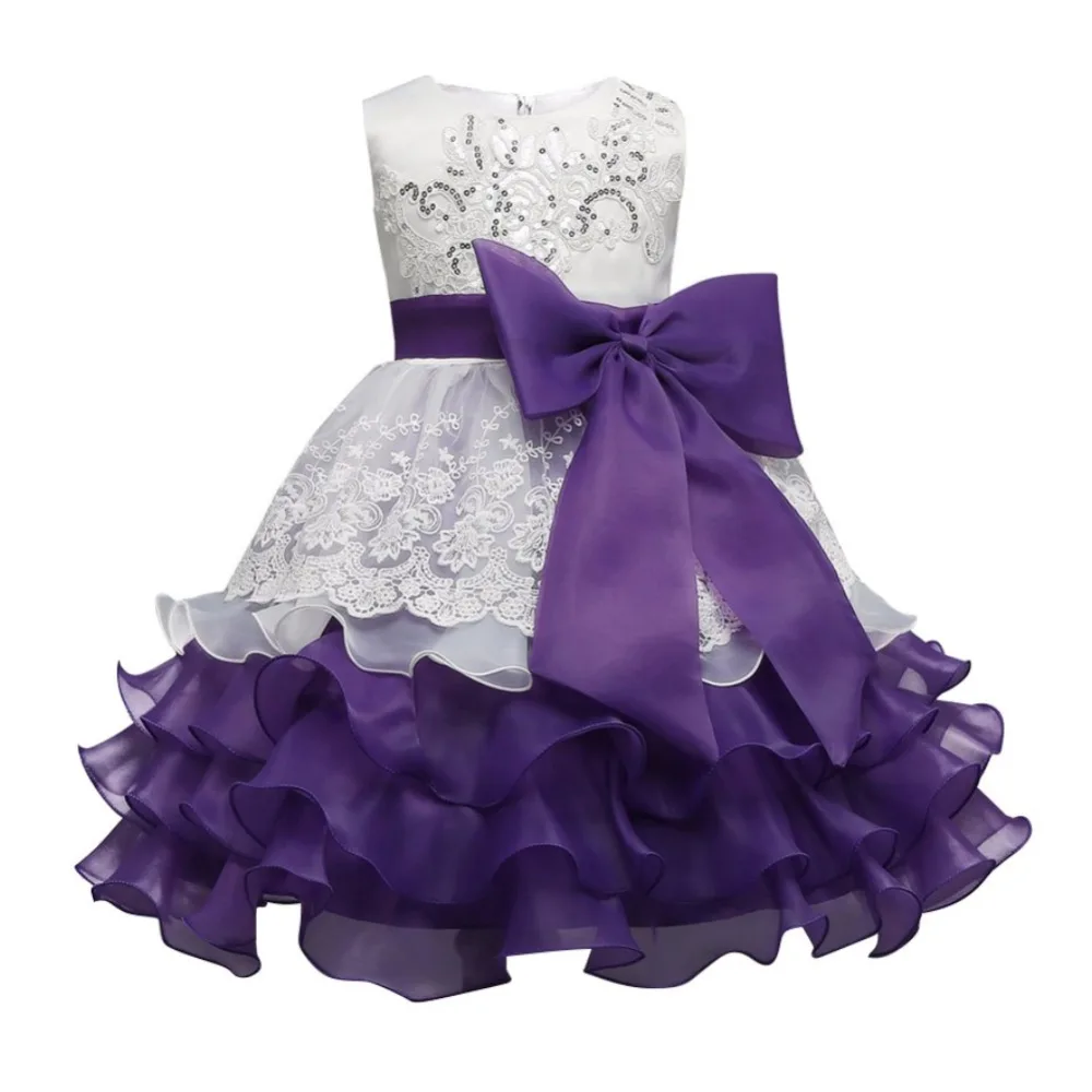 Lush Деловое платье на выпускной вечерние бальное платье подружки невесты для маленьких детей, на свадьбу, детское платье-пачка, платье, украшенное цветами для девочек Платья для маленьких девочек