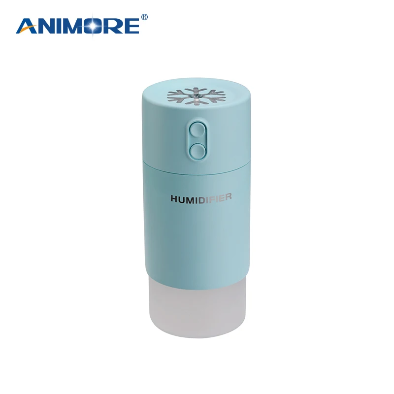 

ANIMORE Mini Humidifier 3 in 1 USB Aroma Diffuser Aromatherapy Humidifier Cool Mist Maker Have 7 Color LED Lights Air Humidifier