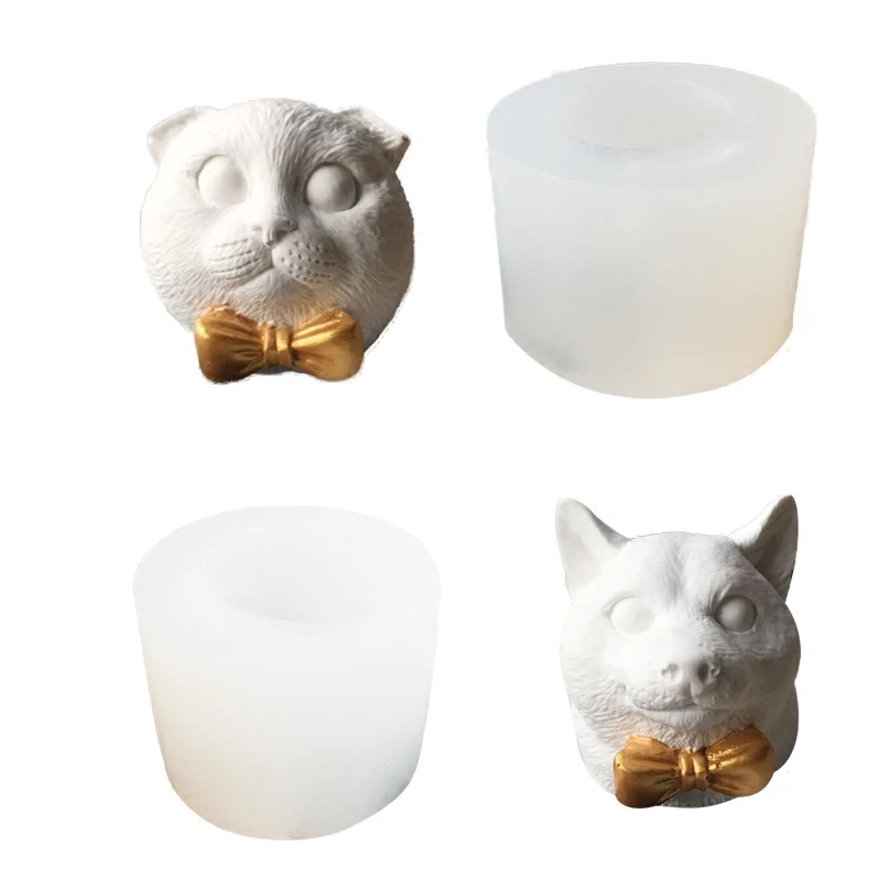 Silicone mold animal candle molds aromatherapy plaster 3D decorative