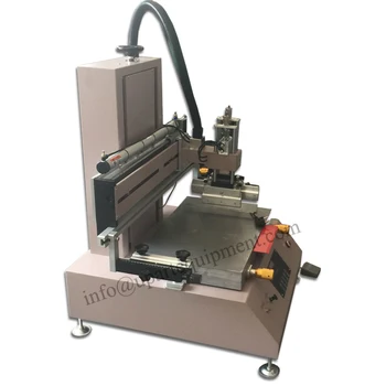 

desktop automatic flatbed silk screen printer machine