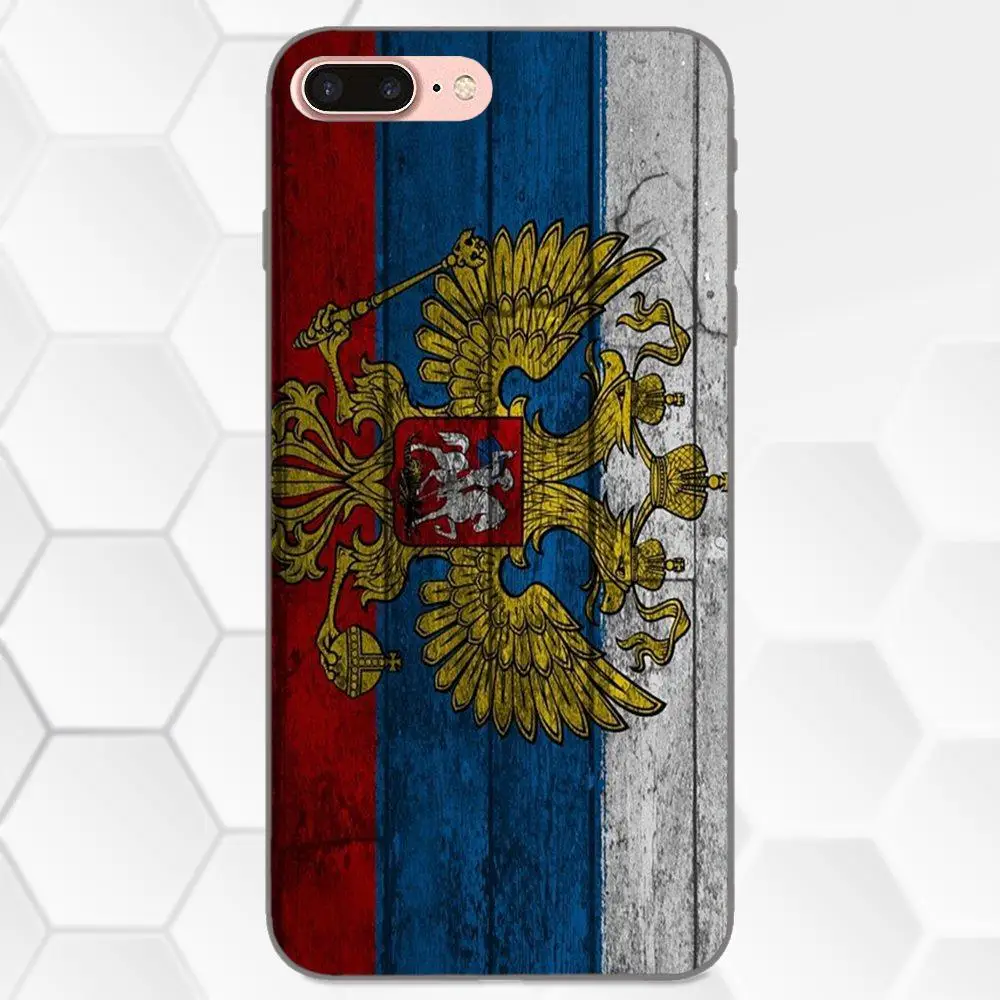 Оригинальный русский флаг мягкий ТПУ оригинал для Huawei Honor Enjoy Mate Note 6s 8 9 10 20 Lite Play Pro
