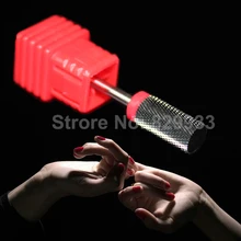 1 предмет высокое качество 3/3" шлифовальной головки черный Керамика ногтей сверла профессиональный Электрический Маникюр Педикюр резак Инструменты для маникюра