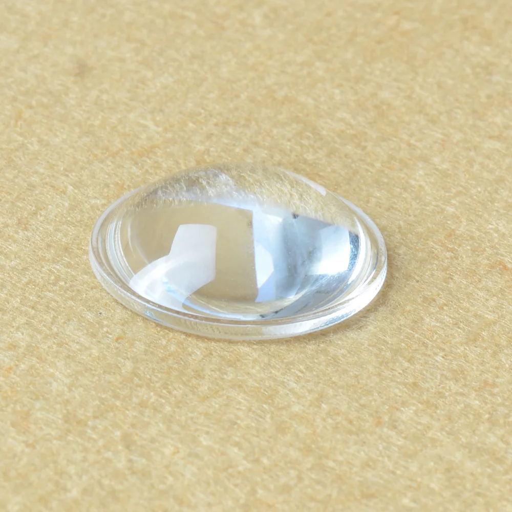 

30mm Focusing Plano-convex LED Lens 30MM Convex Lens Optical Glass Convex Lens for Lamp Light 2pcs/ lot