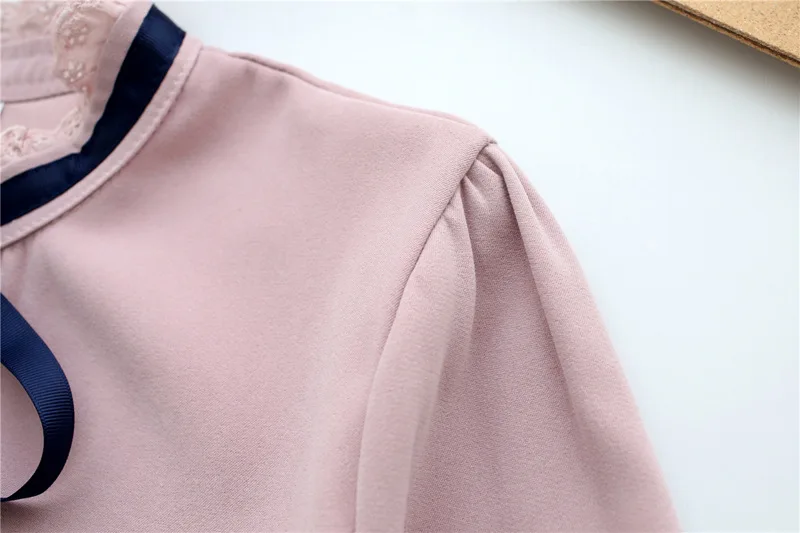 Женская блузка с длинным рукавом и бантом большого размера|shirt blouse|autumn blouseshirt female |
