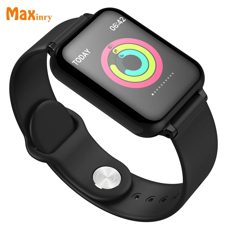 Смарт-часы Android Iphone Спорт Смарт-браслет Отображение содержимого артериального давления B57 Heart Rate Fitness Tracker