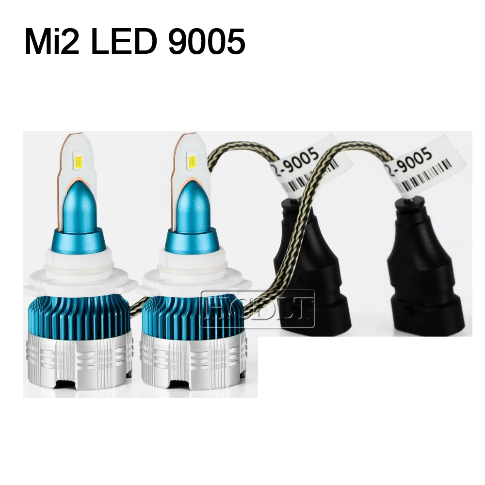 HCDLT Mi2 H4 H7 LED Car Headlight Bulb Kit 50W 6500K White Mini H1 H11 9005 HB4 Auto Car Accessories LED Headlamp Fog Light Bulb (11)