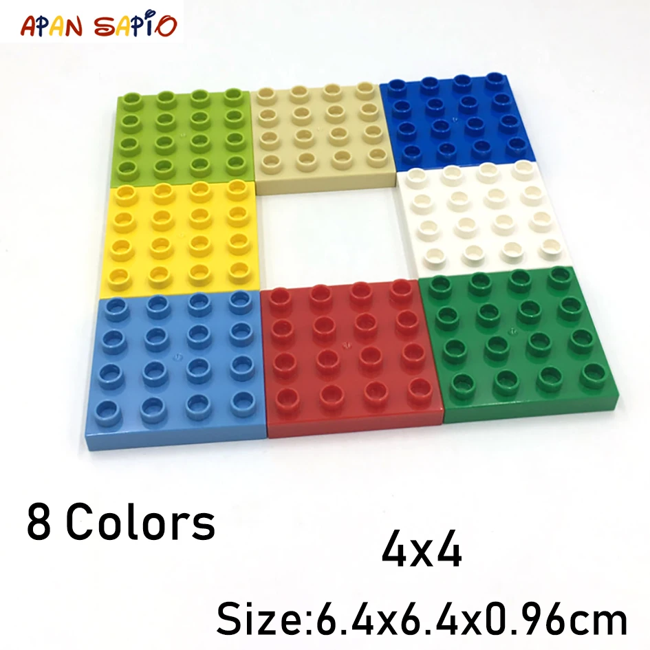 

DIY Building Blocks Big Size 4X4 3PCS/lot 8Colors Educational Building Blocks Brick Toys for Children Compatible with LegoeING
