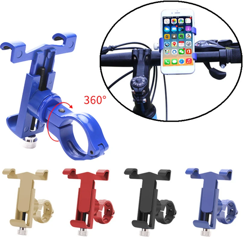 Universal Bike Bicycle Adjustable Bicycle 360 Rotate Phone Mount Bracket Adapter Holder Clip Bicycle Accessories #FS#4ST28 (6)