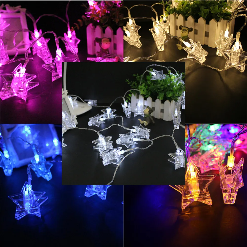 Aliexpress.com : Buy 20 Led Clip String Lights Photo Clips ...