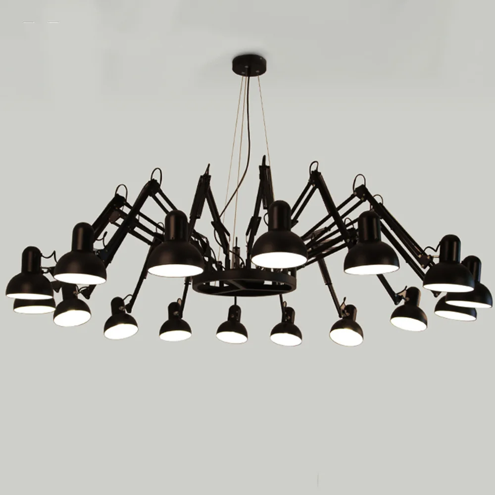 

HGomeart LED Country Style Lighting 110-220v Hanging Lighting Fixtures Led Vintage Industrial E27 Indoor Dining Room Lighting